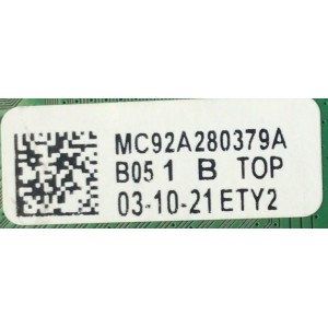 MAIN PARA SMART TV 4K SAMSUNG RESOLUCION (3840X2160) / NUMERO DE PARTE BN96-52604H / BN9652604H / KANT_SU2E_AU7000 / E239218 / PANEL CY-BA043HGAR4V / DISPLAY T430QVN03.N / MODELO UN43TU7000FXZA AF13